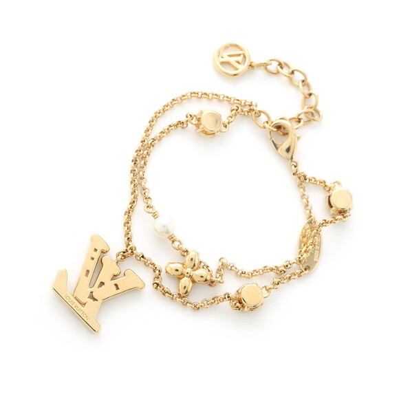 LOUIS VUITTON Brown Charm Bracelet - Picture 3 of 10